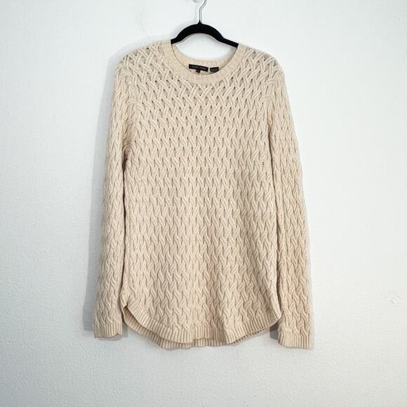JEANNE PIERRE Sweaters - Jeanne Pierre Sweater Womens XL Fisherman Cable Knit Cotton Cozy Classic Capsule